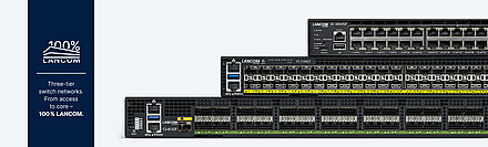 Collage of LANCOM Network Switches