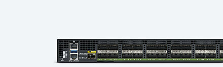 Header banner with LANCOM core switch